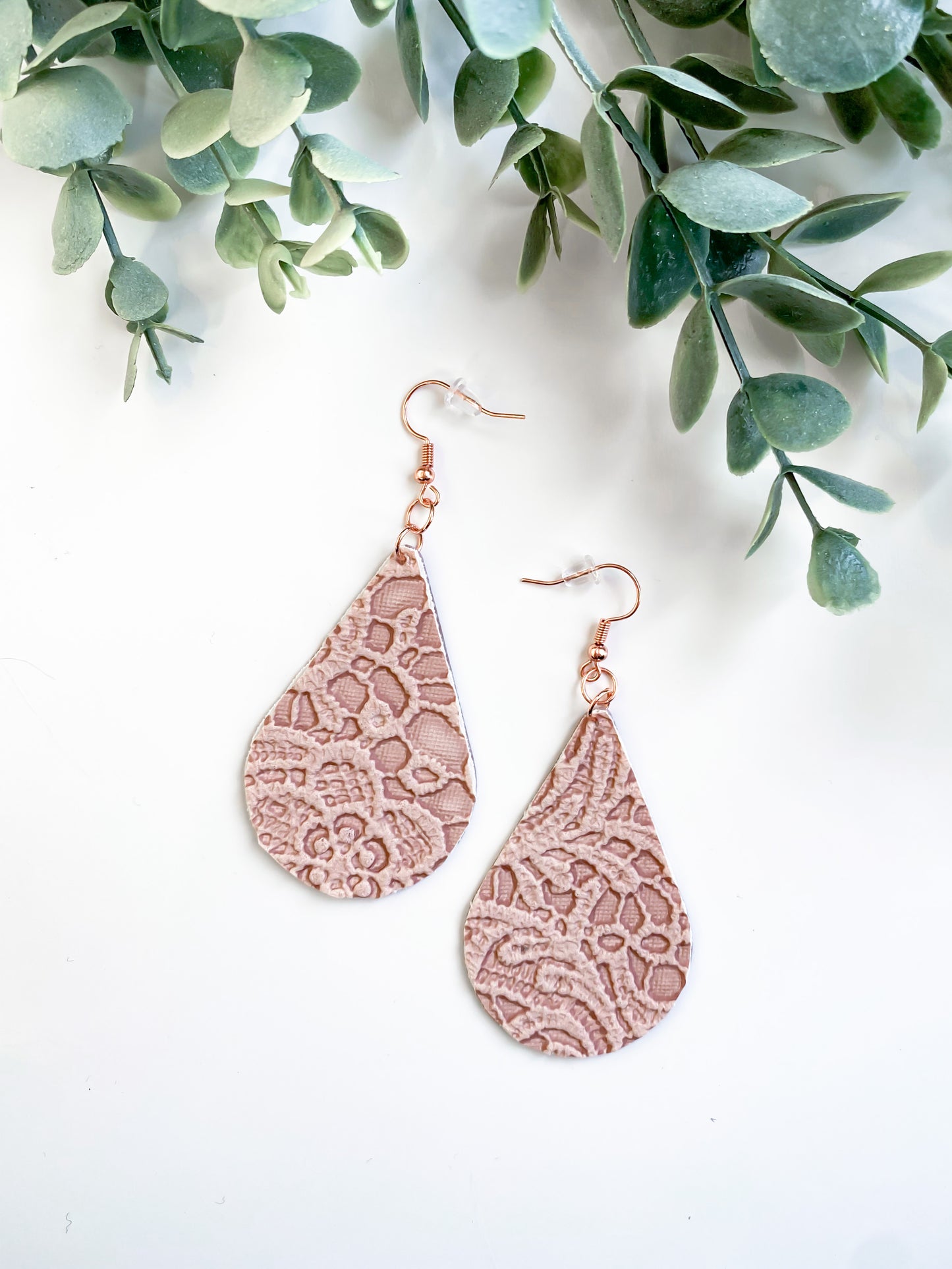 Embossed or Woven Style Earrings