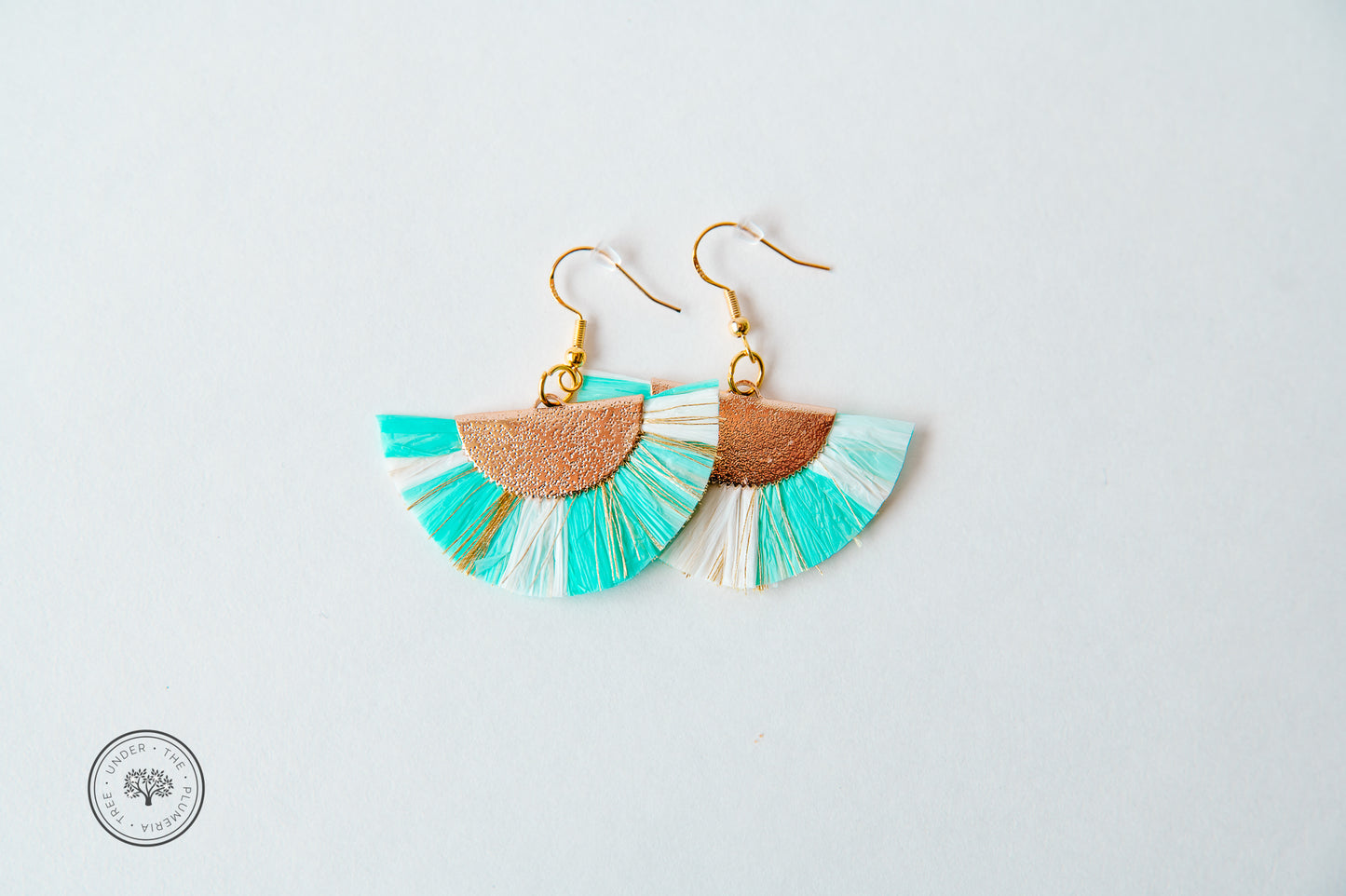 Raffia Flair Fan Earrings