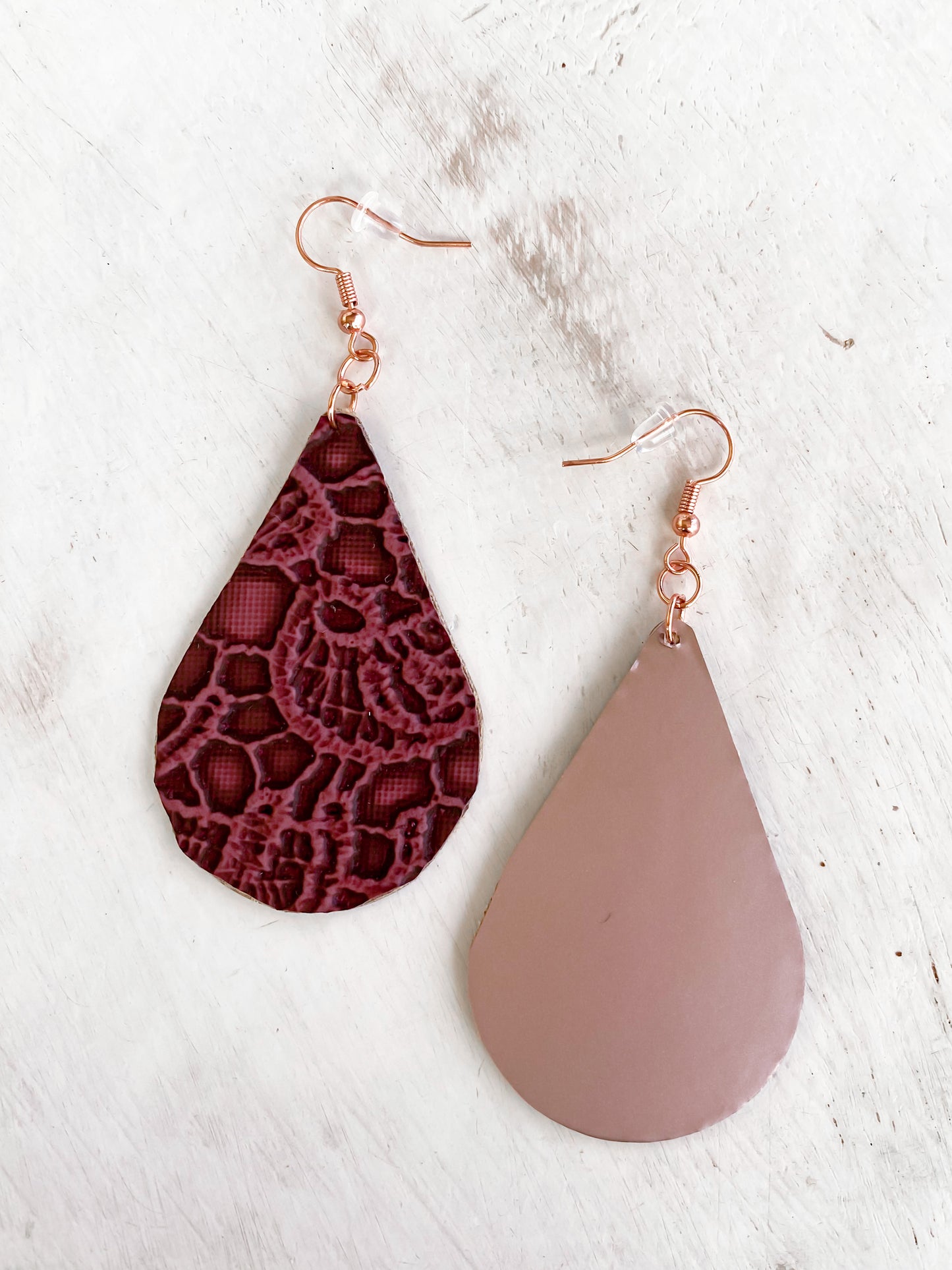 Embossed or Woven Style Earrings