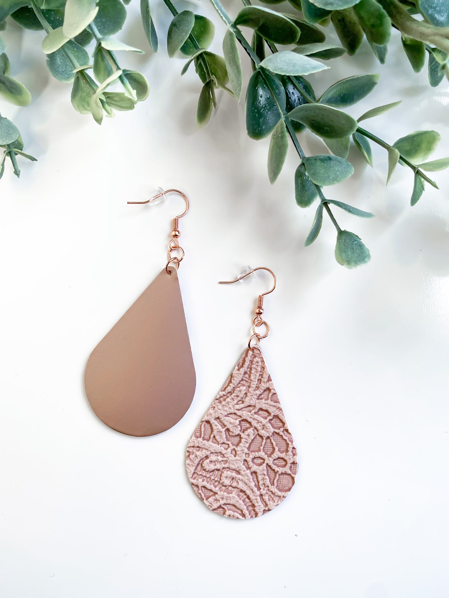 Embossed or Woven Style Earrings