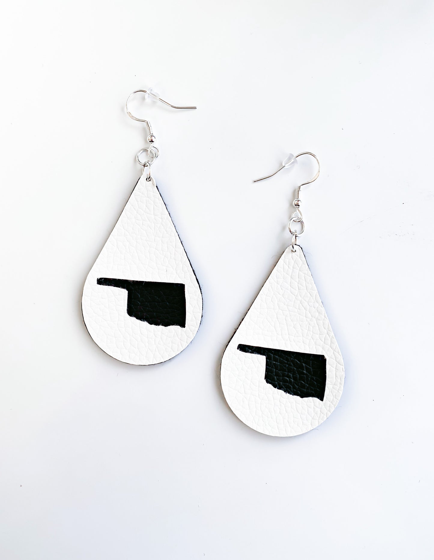Oklahoma layered teardrop handmade earrings
